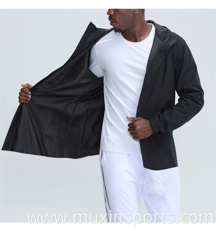 black workout jacket men